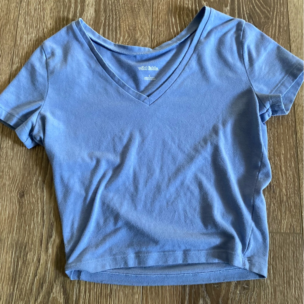 Wild Fable, blue v-neck t-shirt